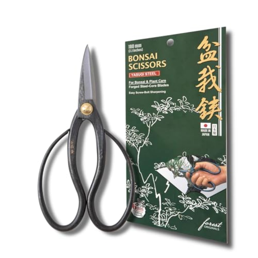 Gardening Tools Made In Japan - SenkichiKin Bonsai Scissors 7in 180mm Made