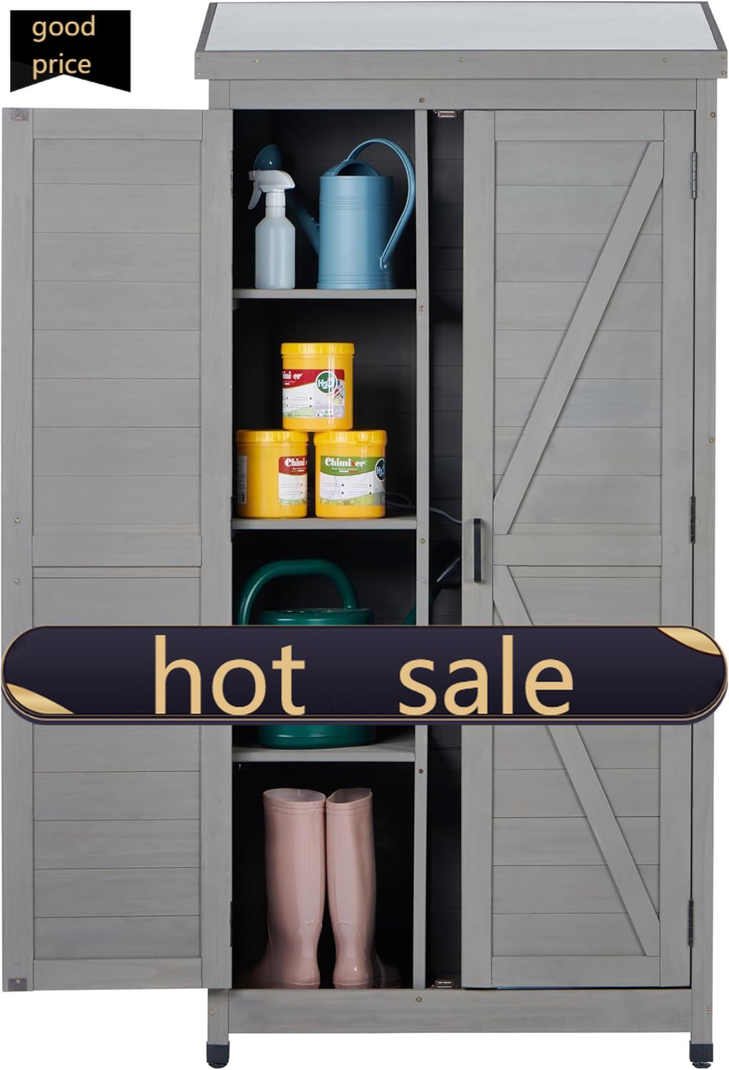 Gardening Tools Price - Special price 68''x33''x20'' Outdoor Wooden Storage