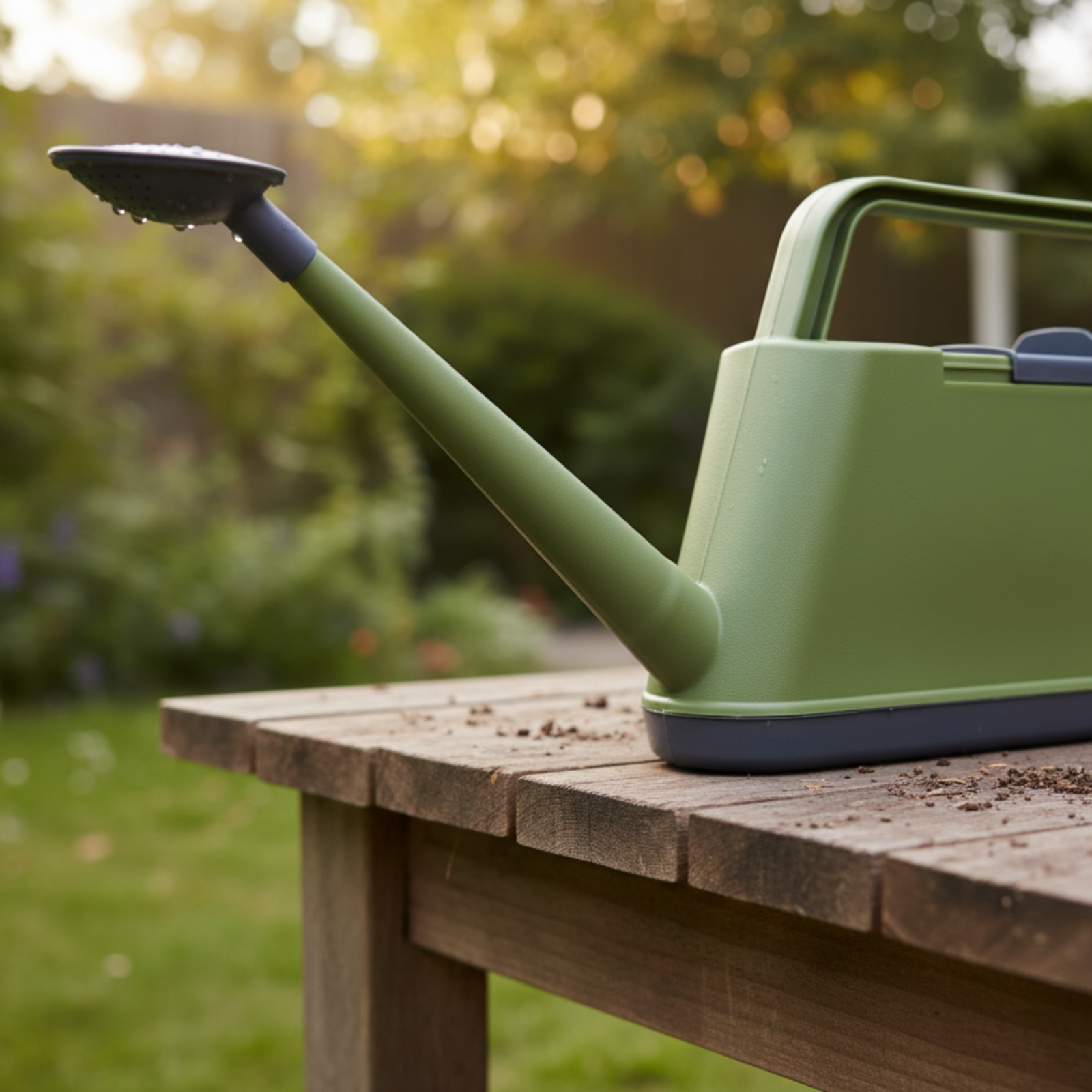Watering Can Long Spout - Plastic Watering Can Integrated Handle Long