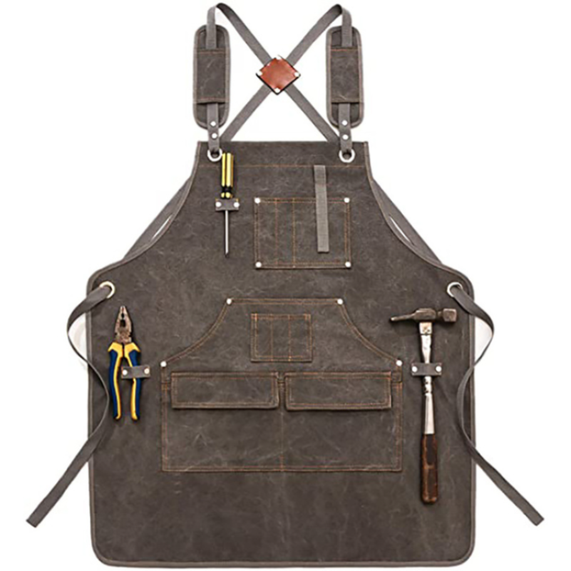 Gardening Tools Logo - Modern Simple Thickened Canvas Apron Custom