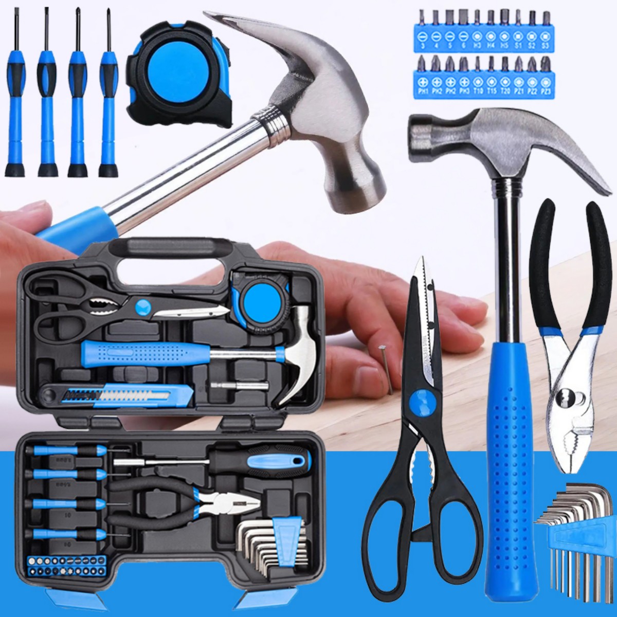 Gardening Tools Repair - 39 blue Tool Kit，Garden Maintenance Kit,