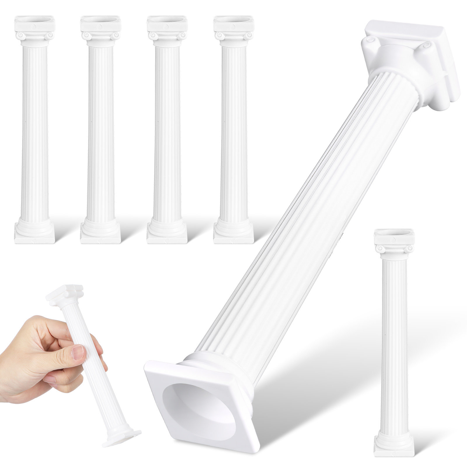 Gardening Tools Photo - 6Pcs Roman Pillar Mini Column Decor