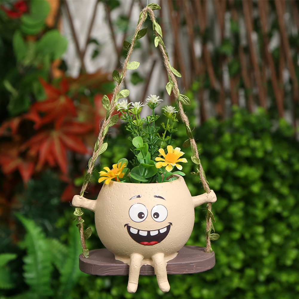 Chair/Swing Smile Face Planter - Gardening Tools Cute recensie en prijs