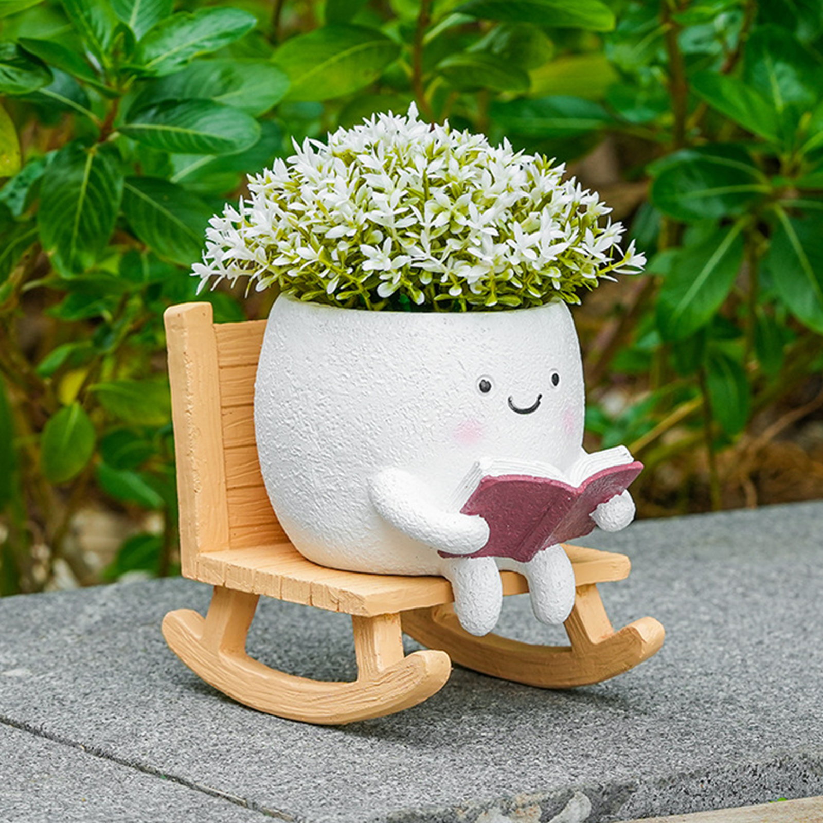 Chair/Swing Smile Face Planter - Gardening Tools Cute recensie en prijs