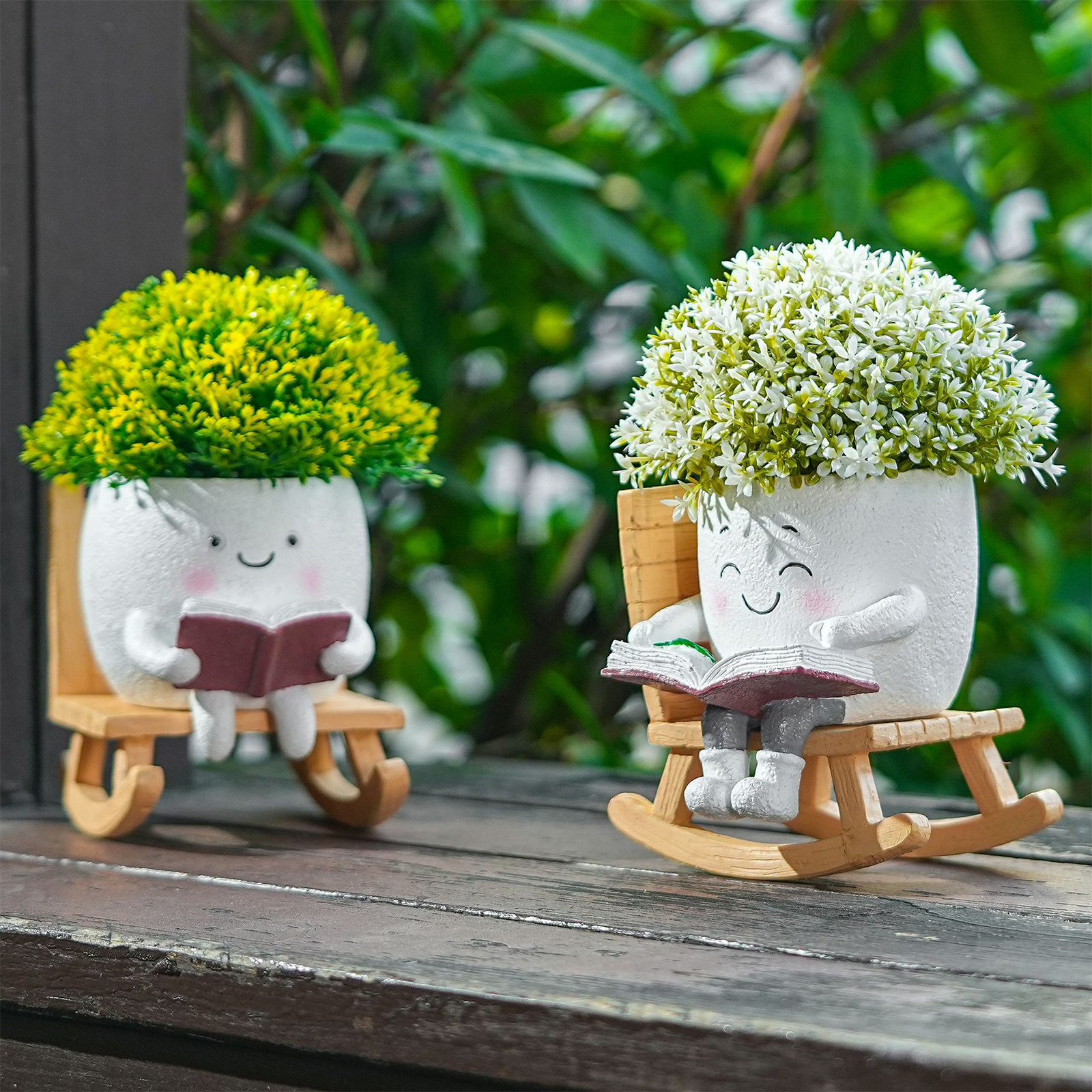 Chair/Swing Smile Face Planter - Gardening Tools Cute recensie en prijs