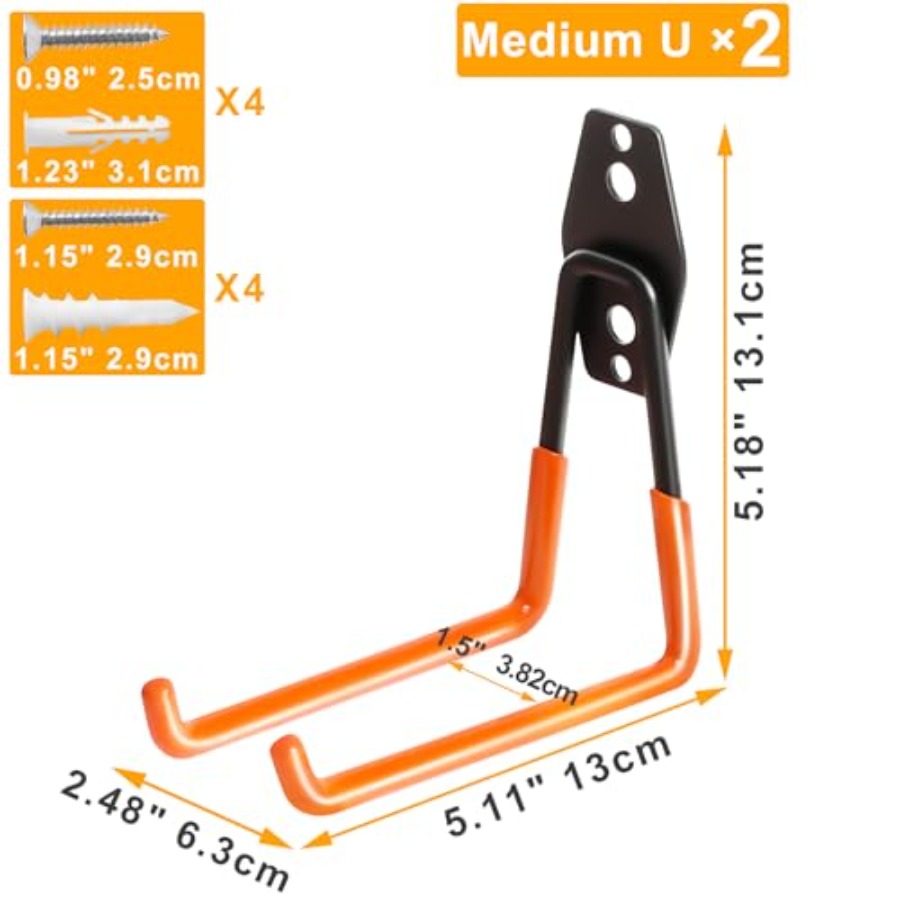 Heavy Duty Wall Hook for Tool/ - Gardening Tools Water recensie en prijs