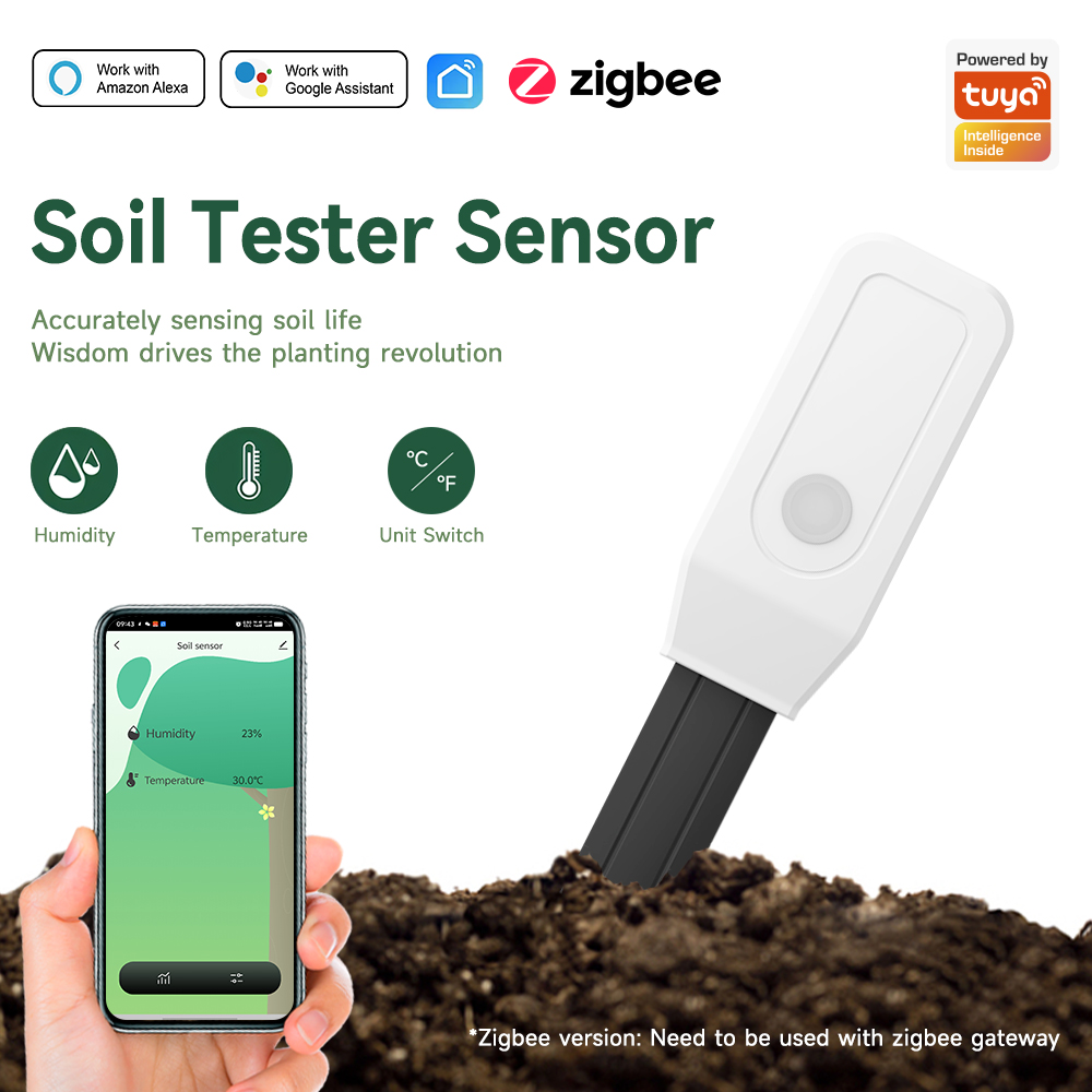 Smart Soil Tester Sensor, Zigb - Moisture Meter Plant recensie en prijs