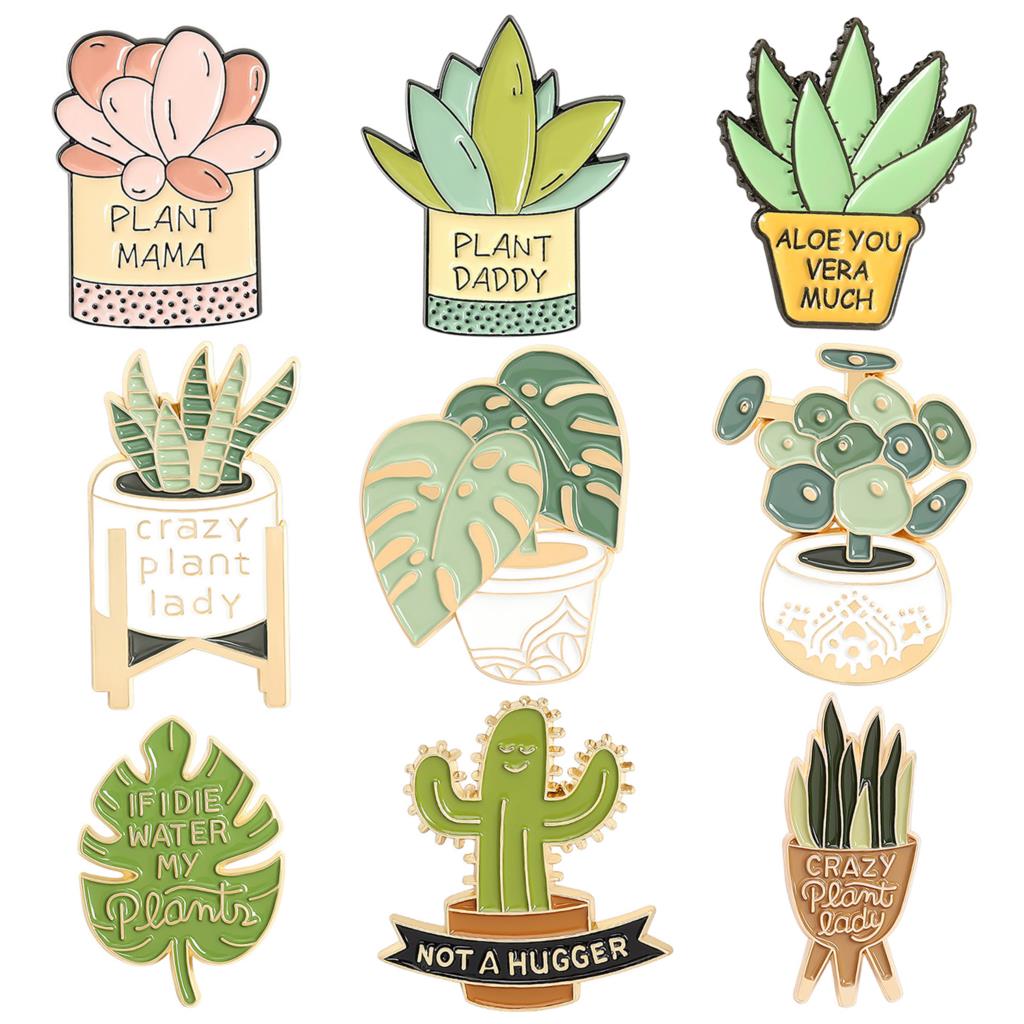 Potted Plant Brooch Monstera A - Gardening Tools Cute recensie en prijs