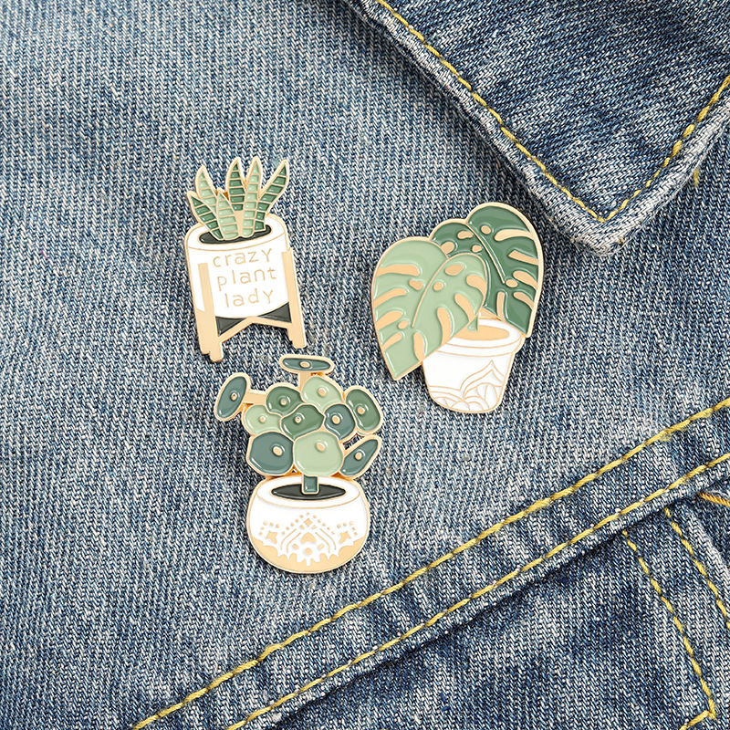 Potted Plant Brooch Monstera A - Gardening Tools Cute recensie en prijs
