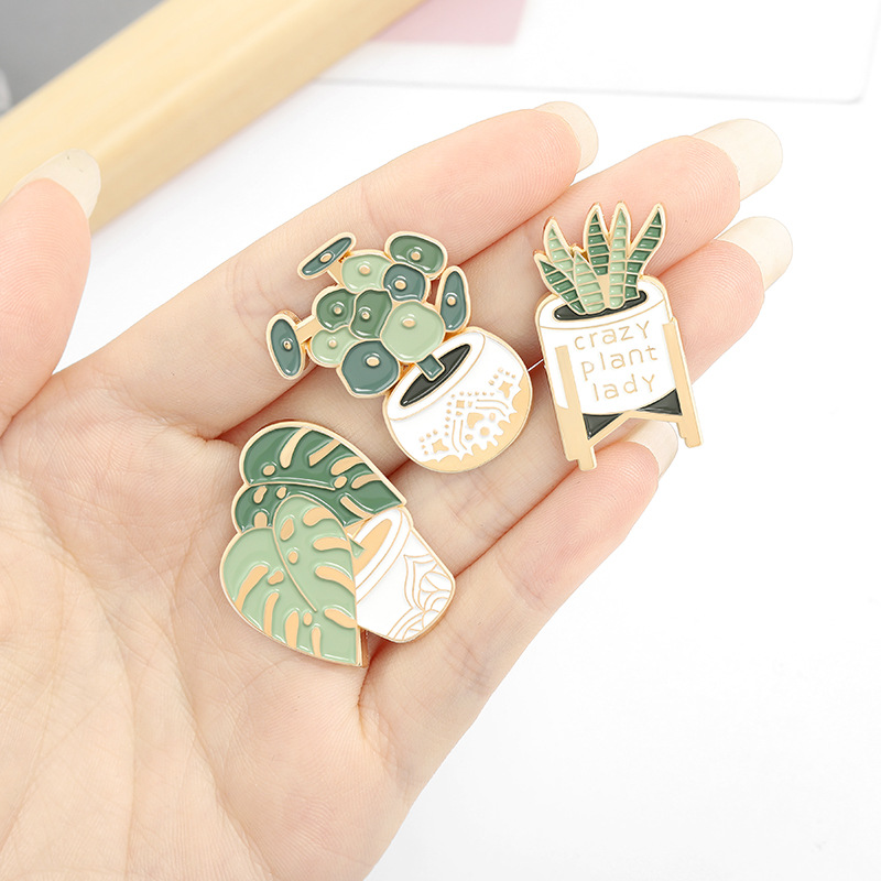Potted Plant Brooch Monstera A - Gardening Tools Cute recensie en prijs