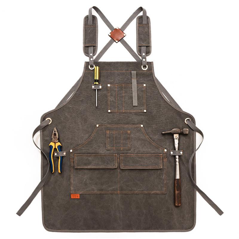 Canvas Apron With Printed Logo - Gardening Tools Logo recensie en prijs