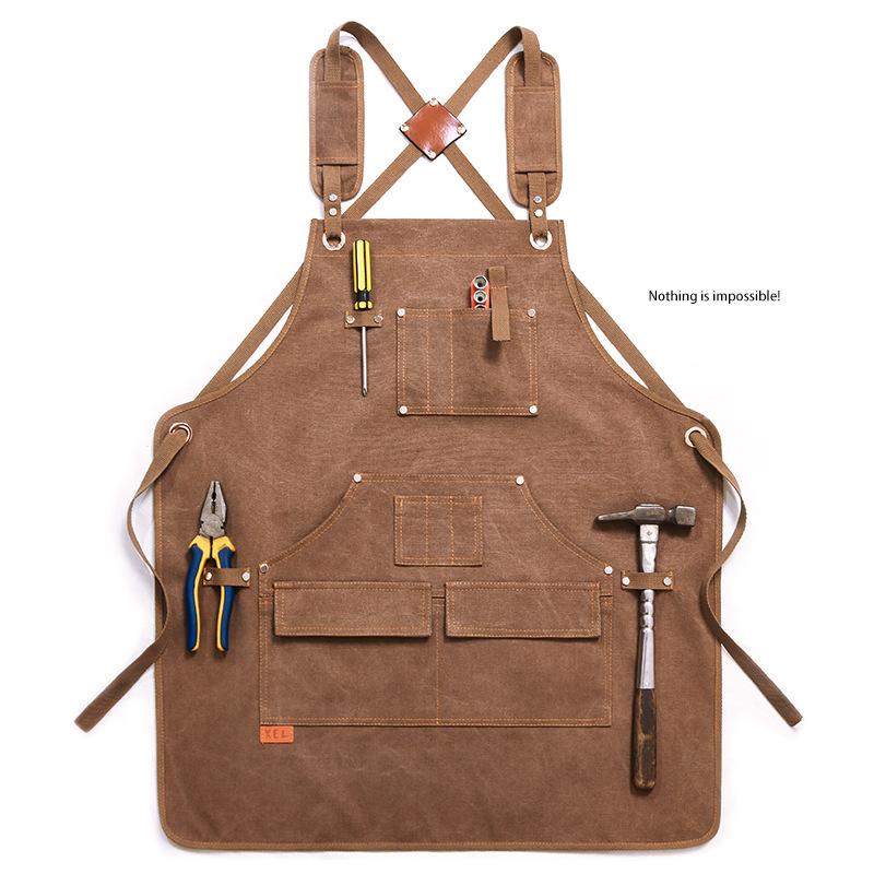 Canvas Apron With Printed Logo - Gardening Tools Logo recensie en prijs