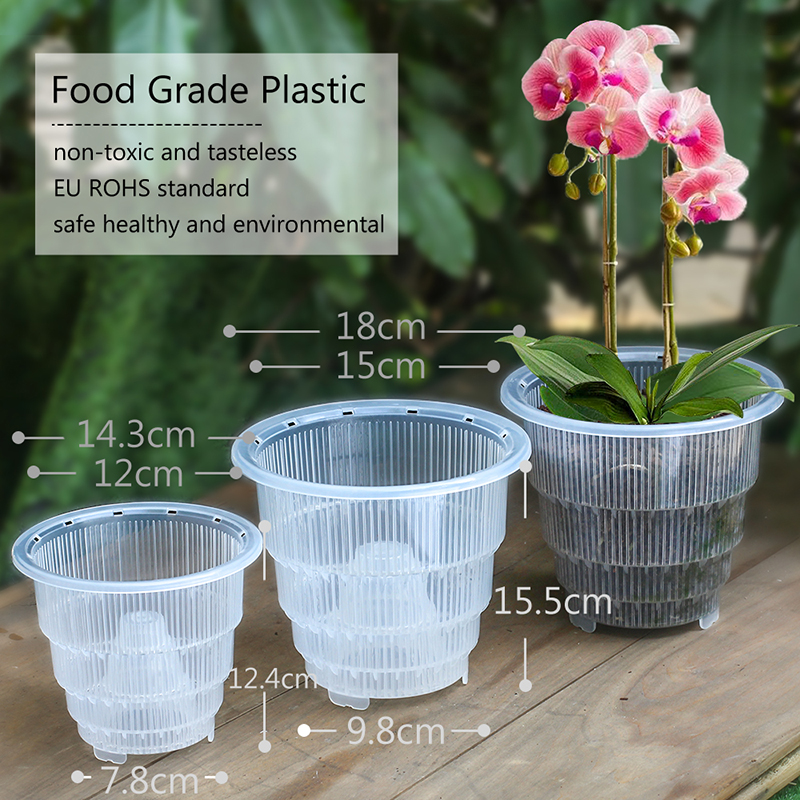 Meshpot Clear Plastic Orchid P - Orchid Potting Mix recensie en prijs