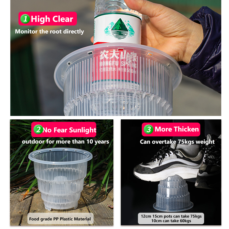 Meshpot Clear Plastic Orchid P - Orchid Potting Mix recensie en prijs