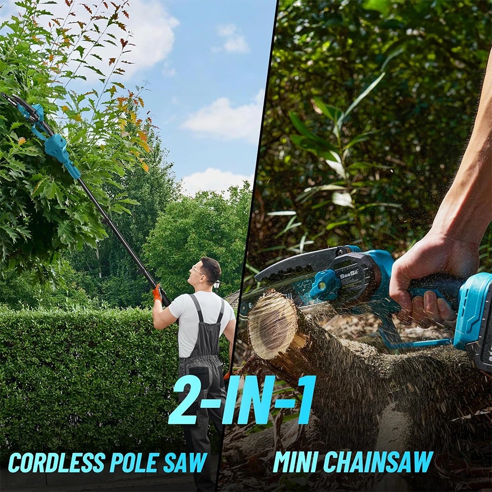 Seesii 2 IN 1 6'' Brushless El - Gardening Tools To Cut Branches recensie en prijs