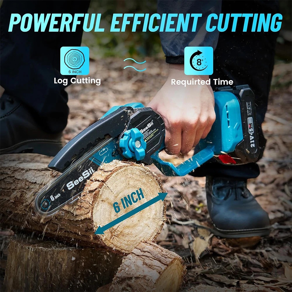 Seesii 2 IN 1 6'' Brushless El - Gardening Tools To Cut Branches recensie en prijs