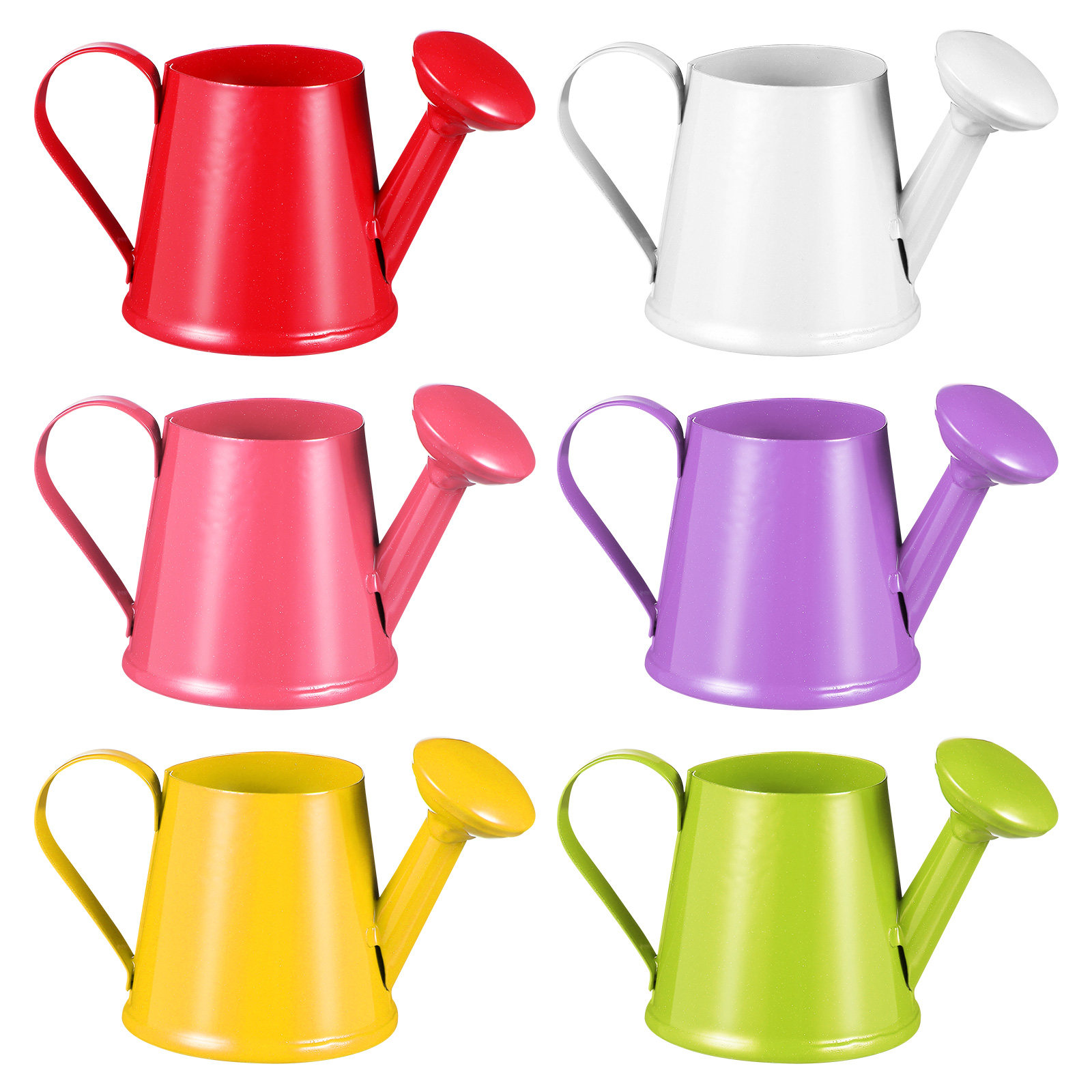 6Pcs Mini Metal Watering Can C - Gardening Tools Photo recensie en prijs