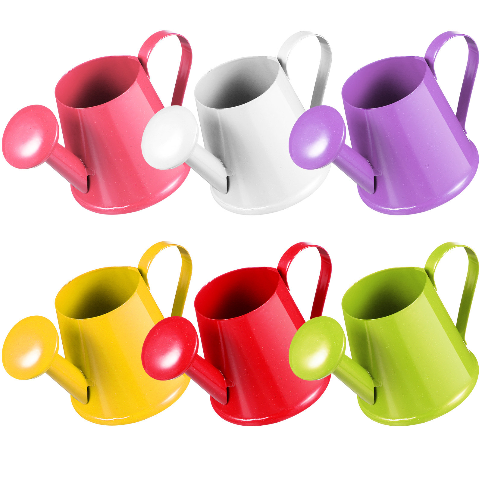 6Pcs Mini Metal Watering Can C - Gardening Tools Photo recensie en prijs