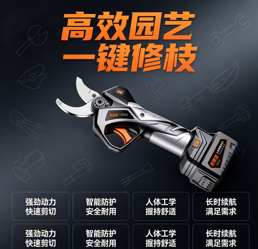 Electric Pruning Shears with I - Gardening Tools German recensie en prijs