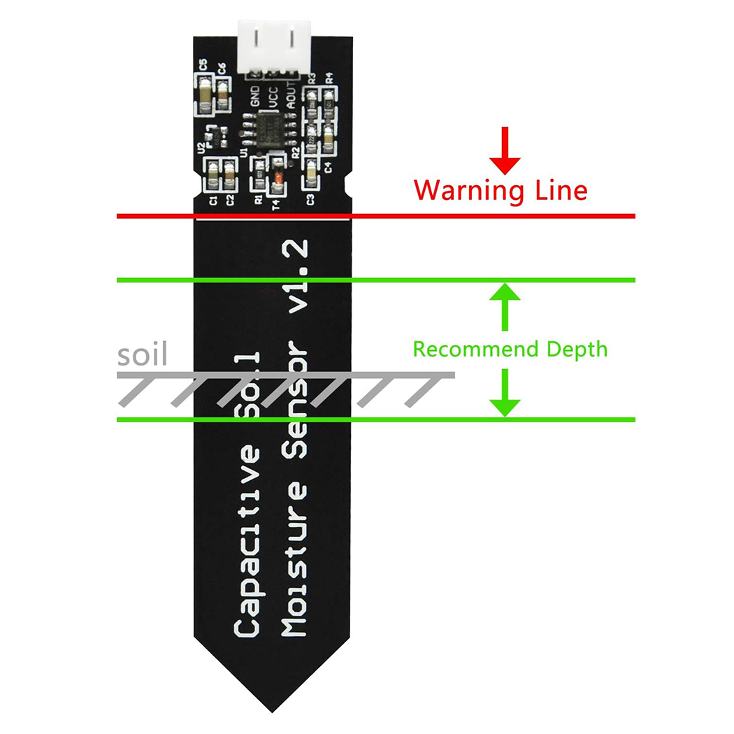 Capacitive Soil Moisture Senso - Moisture Meter Plant recensie en prijs