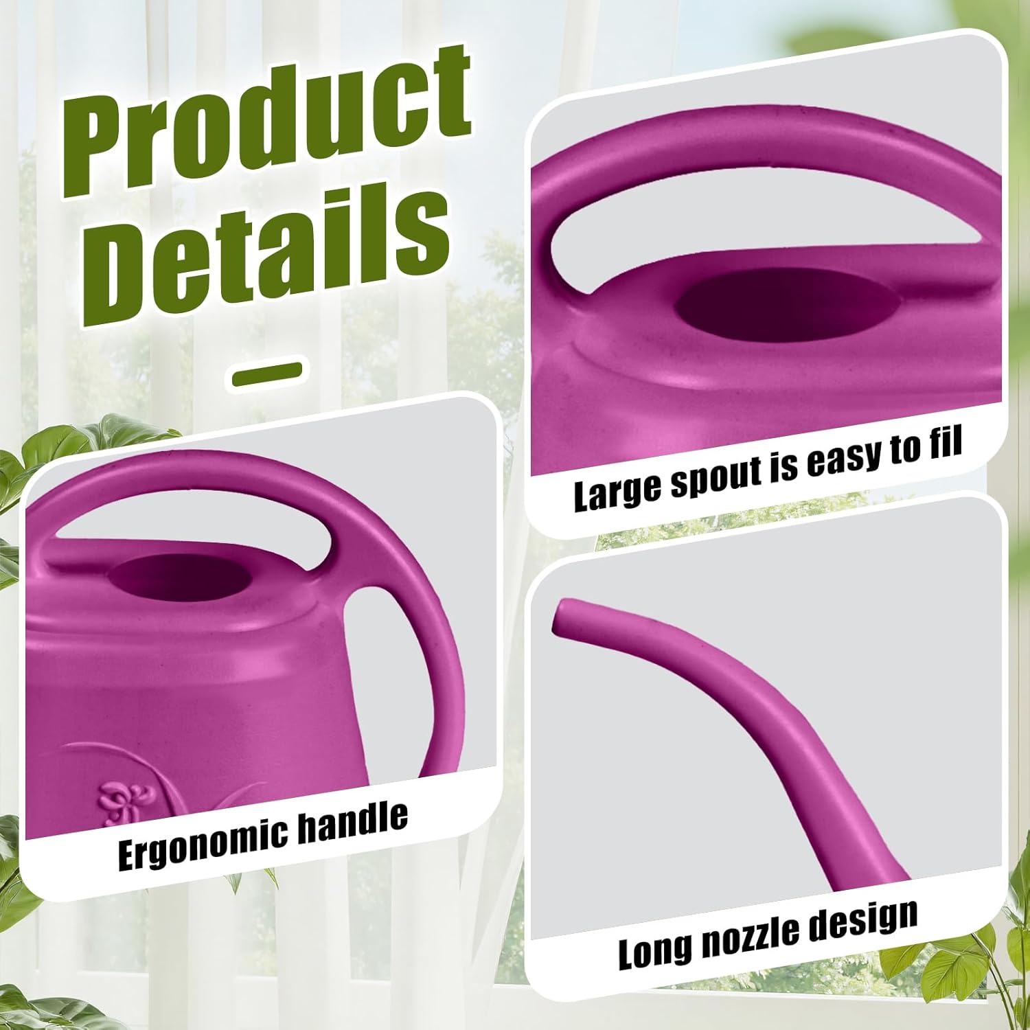 Plastic Watering Can 1 Gallon  - Watering Can Long Spout recensie en prijs