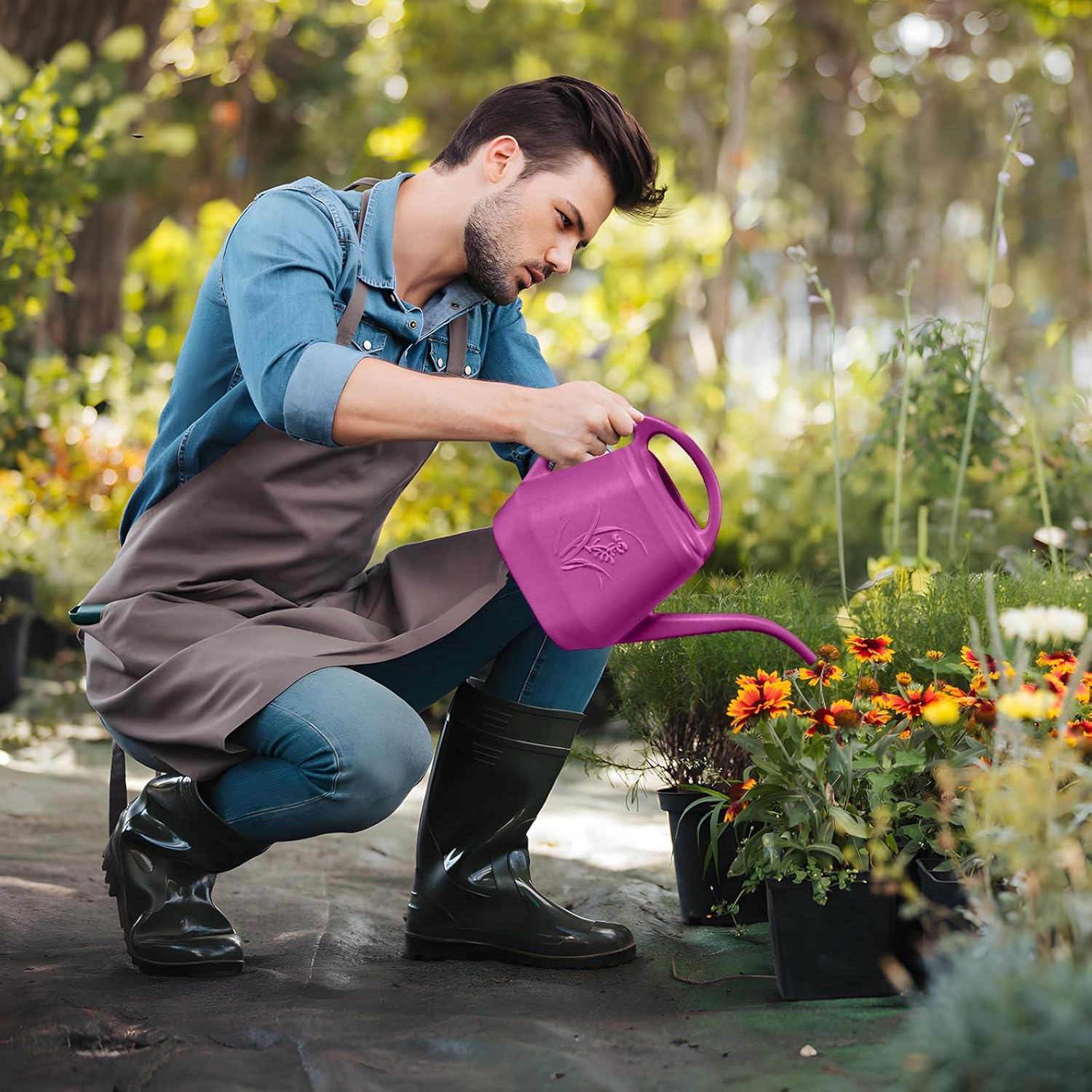 Plastic Watering Can 1 Gallon  - Watering Can Long Spout recensie en prijs