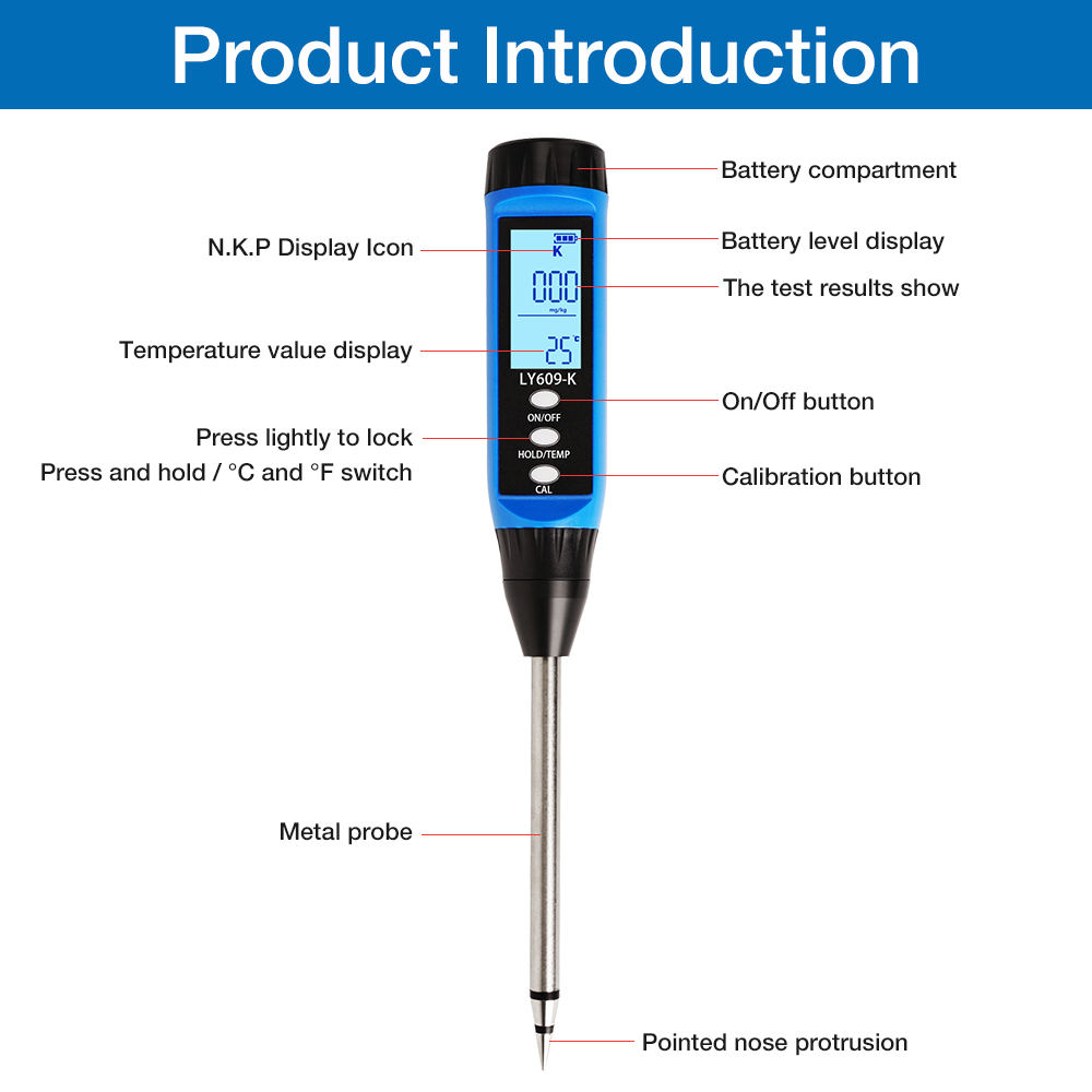 High-Precision Portable NPK So - Moisture Meter Plant recensie en prijs