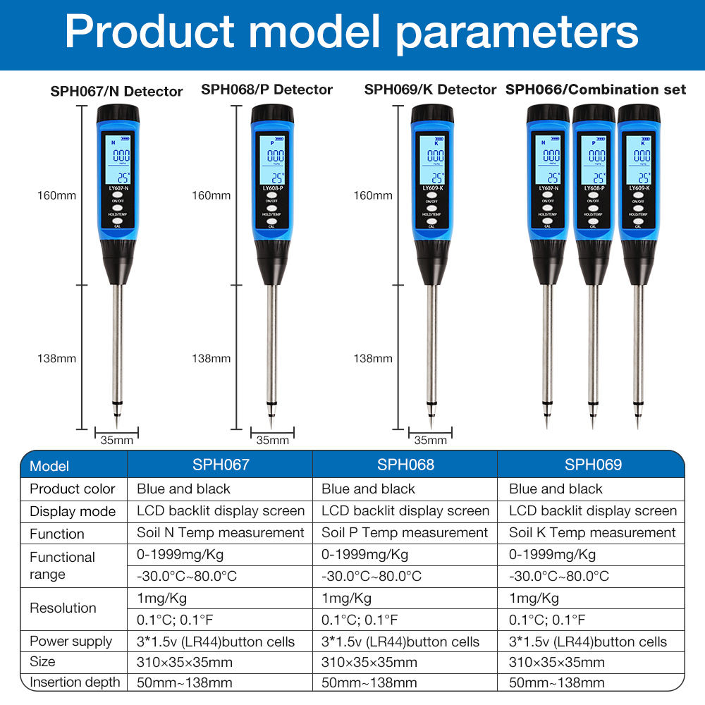 High-Precision Portable NPK So - Moisture Meter Plant recensie en prijs