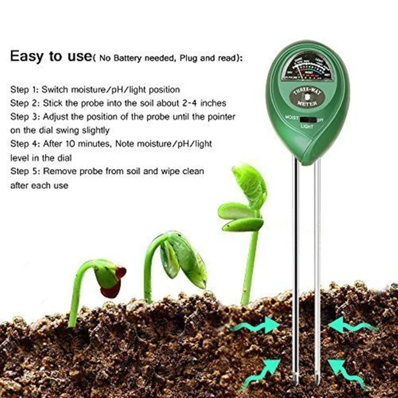 Garden PH Meter Sunlight 3in1  - Moisture Meter Plant recensie en prijs