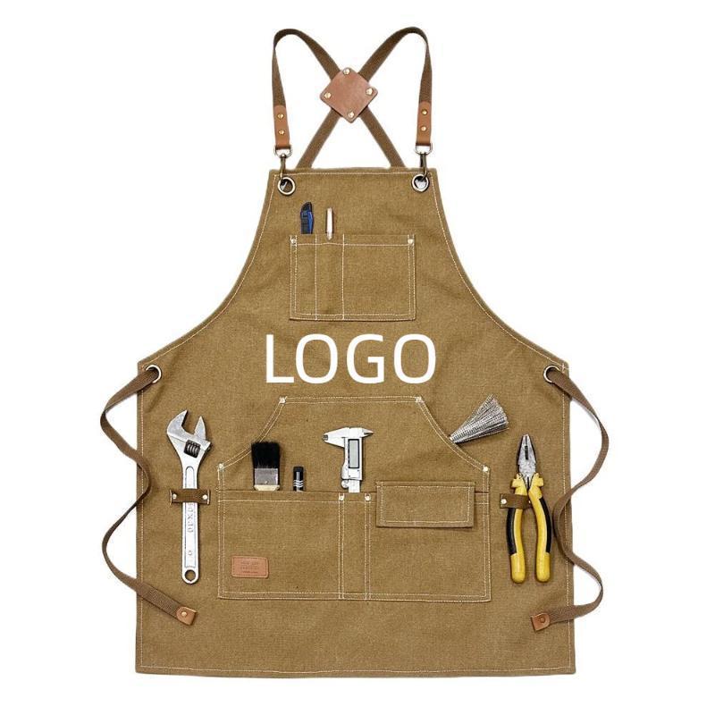 Canvas Apron With Multiple Poc - Gardening Tools Logo recensie en prijs