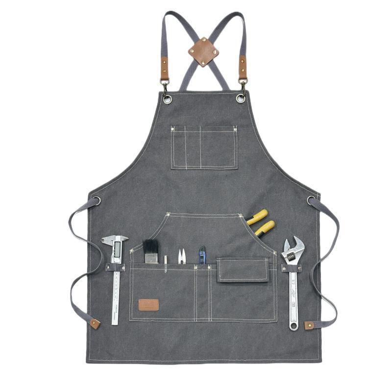 Canvas Apron With Multiple Poc - Gardening Tools Logo recensie en prijs