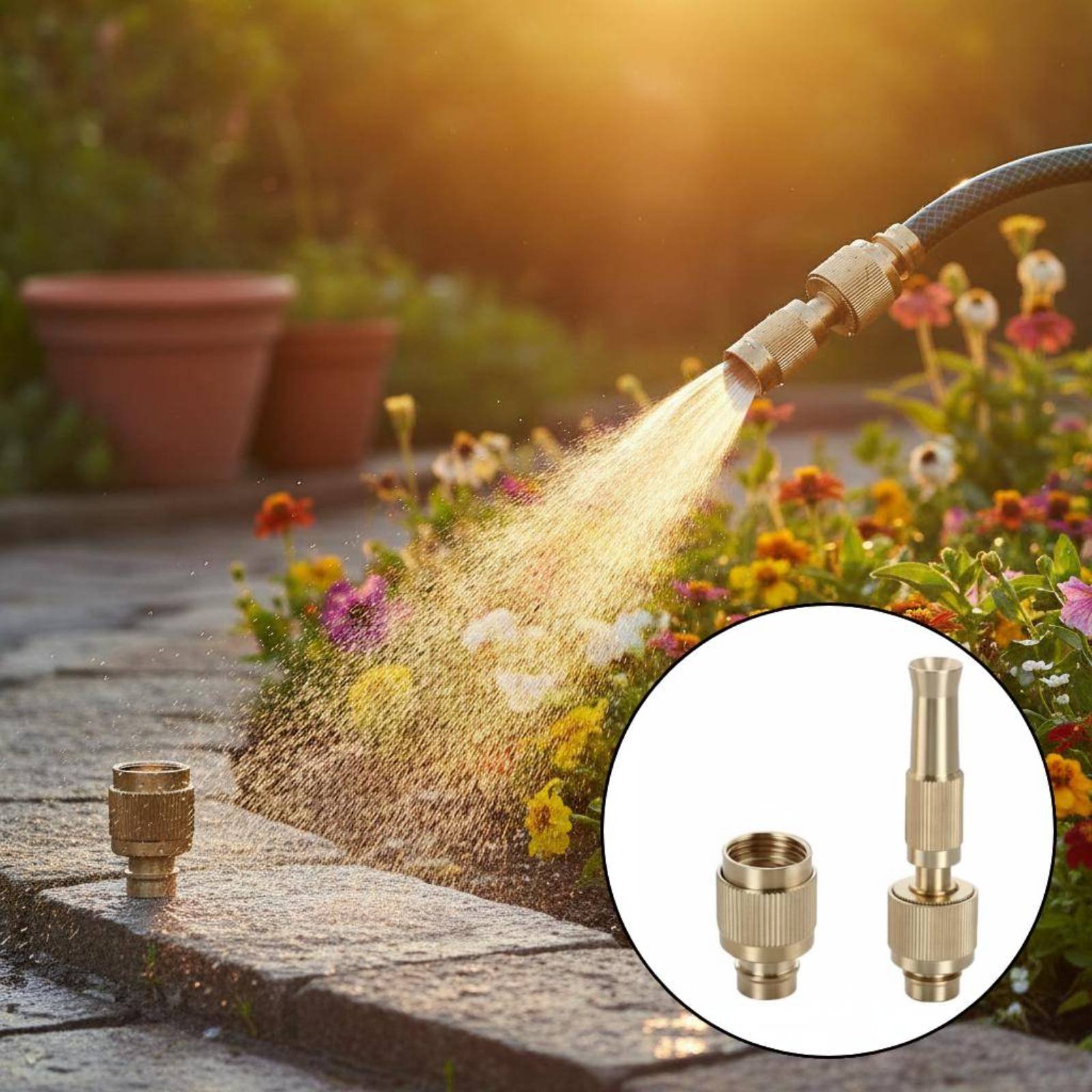 Brass Water Universal Connecto - Gardening Tools Water recensie en prijs