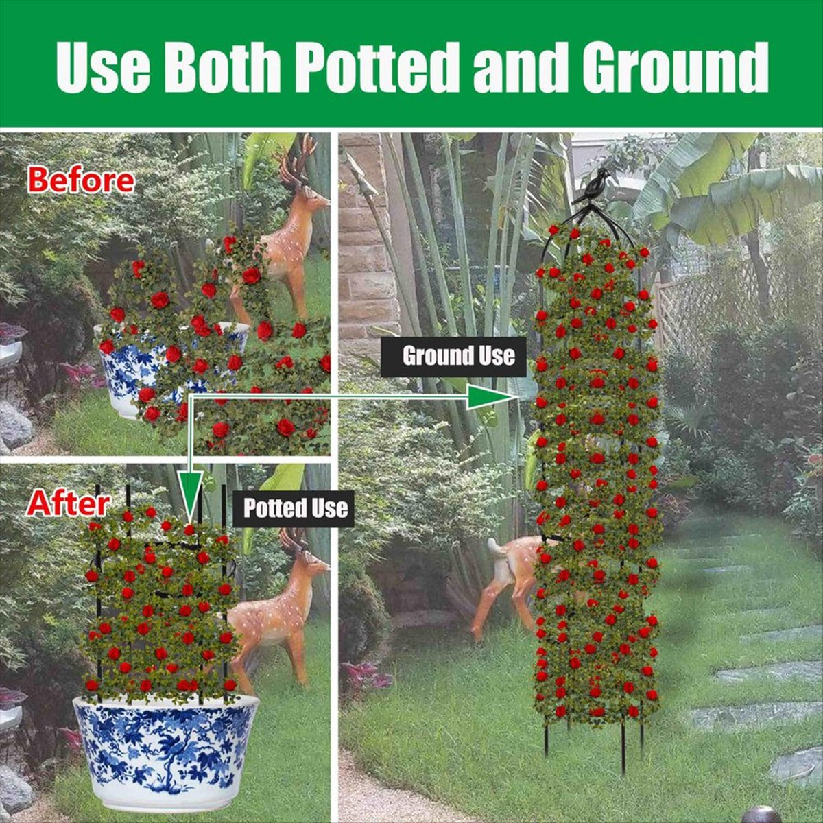 AT16 Climbing Plant Obelisk Tr - Gardening Hand Tools B&Q recensie en prijs