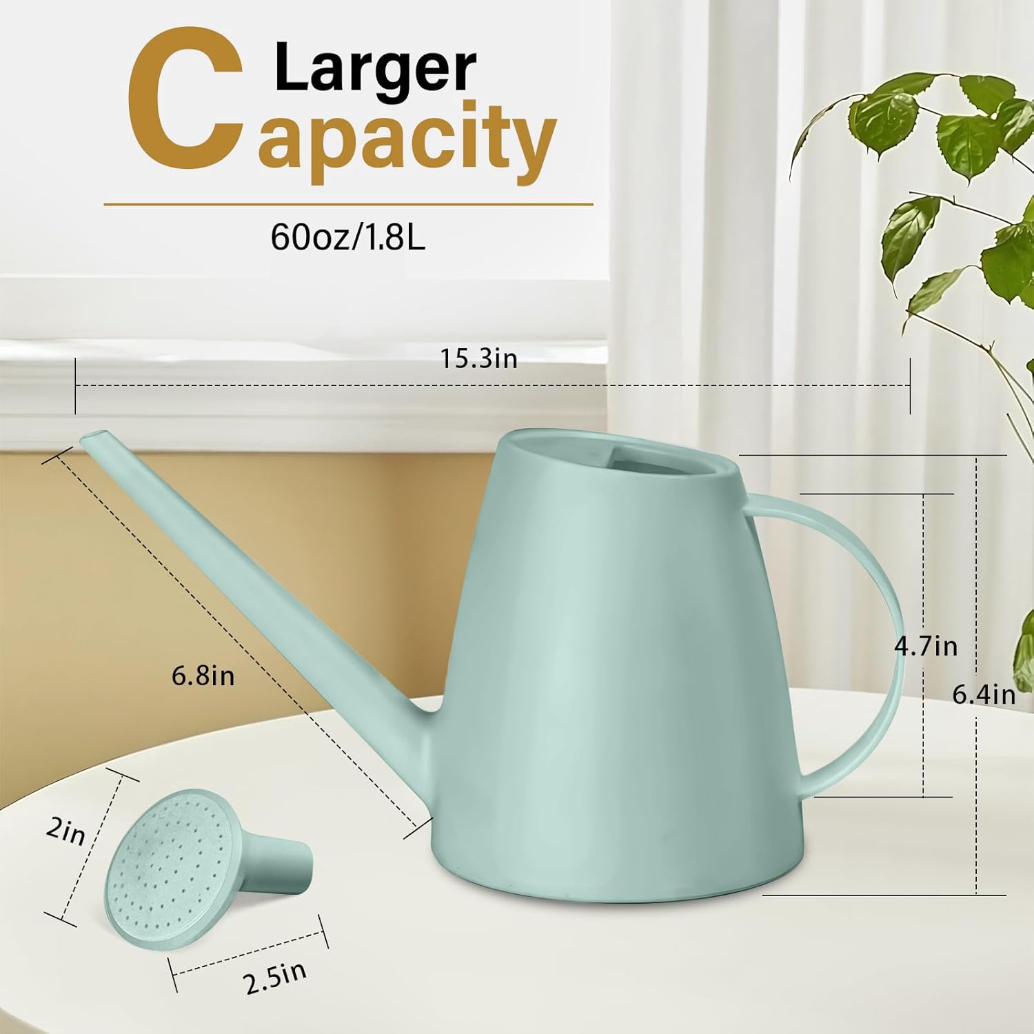 Plastic Watering Can for Indoo - Watering Can Long Spout recensie en prijs