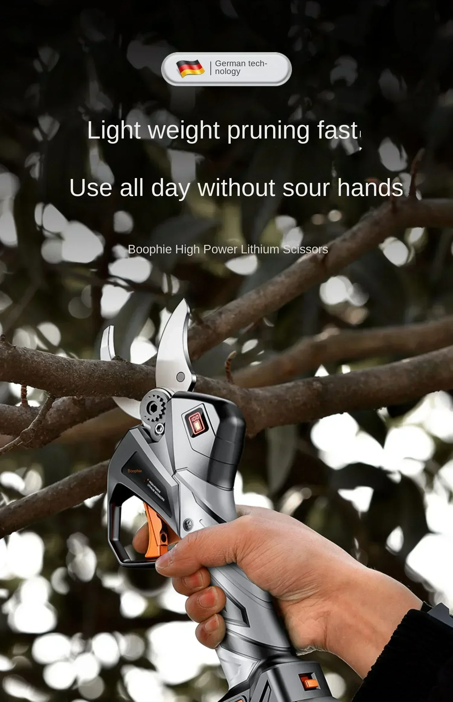 Electric Pruning Shears with I - Gardening Tools German recensie en prijs