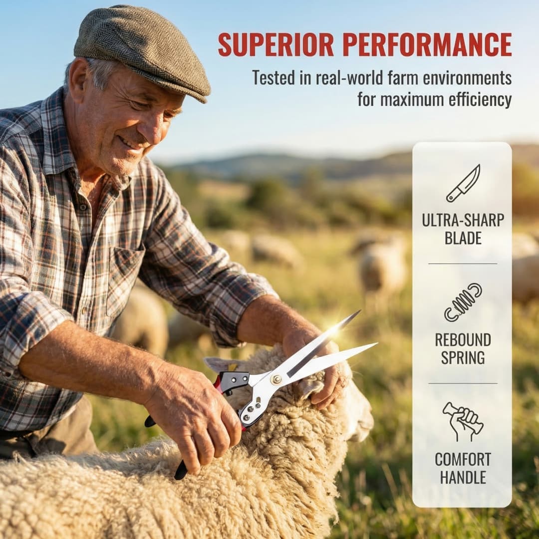 Heavy Duty Sheep Shears&Garden - Gardening Tools To Cut Branches recensie en prijs