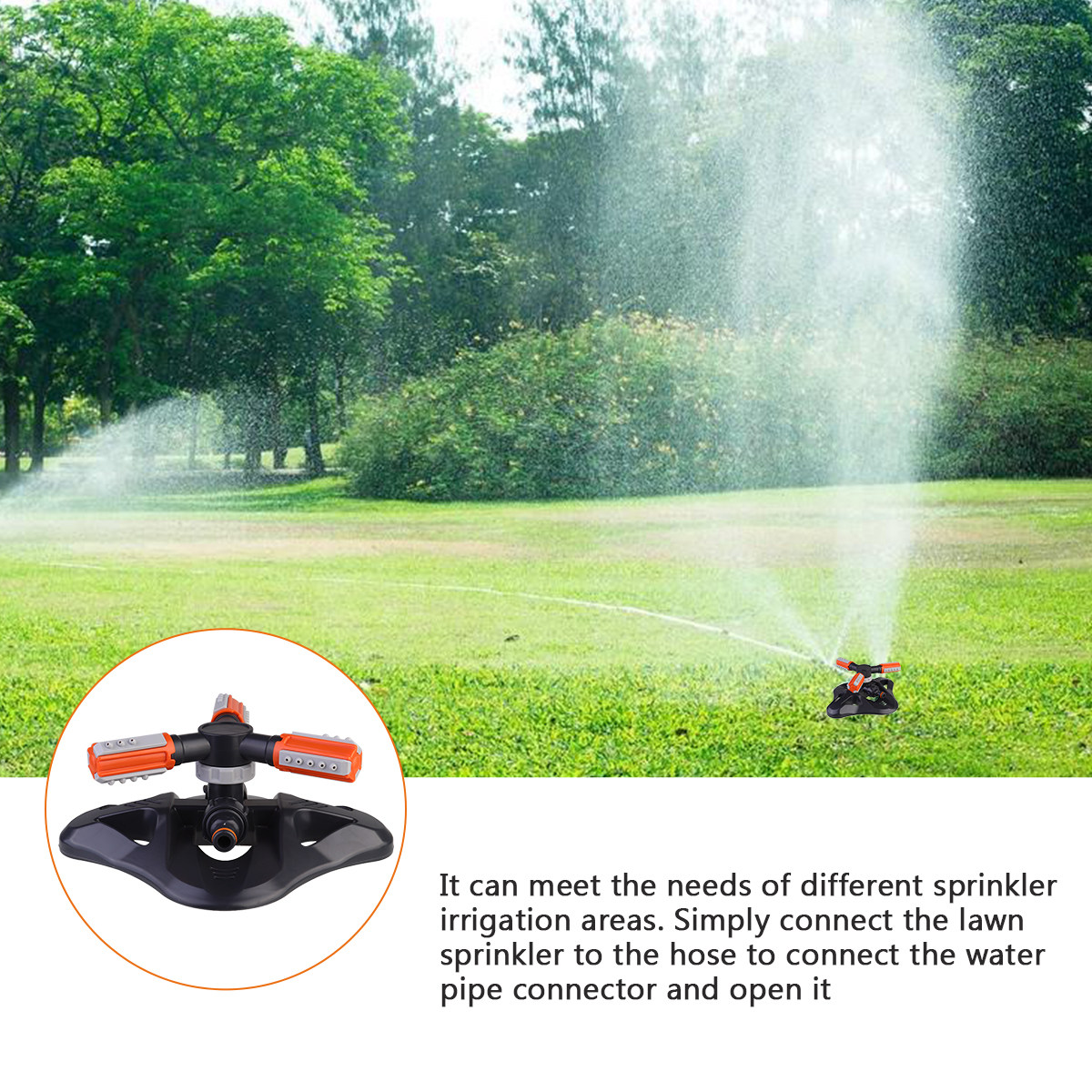6pcs Automatic Rotating Water  - Gardening Tools Water recensie en prijs