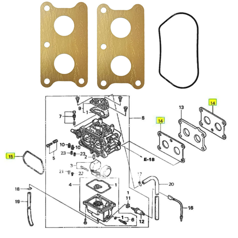 FOR HONDA  GXV530 GCV530 Engin - Gardening Tools Repair recensie en prijs