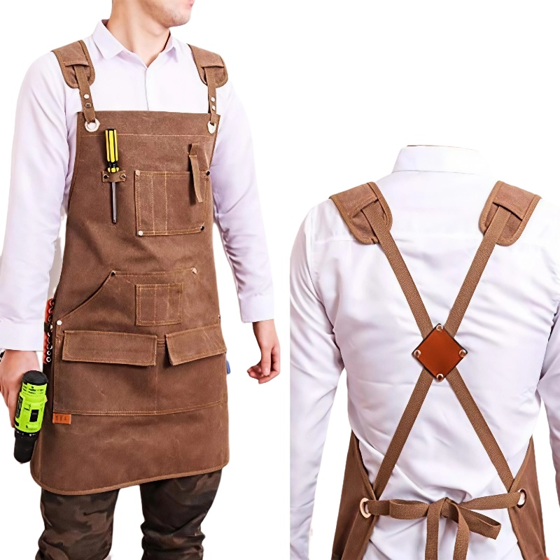 Heavy Duty Canvas Apron Custom - Gardening Tools Logo recensie en prijs