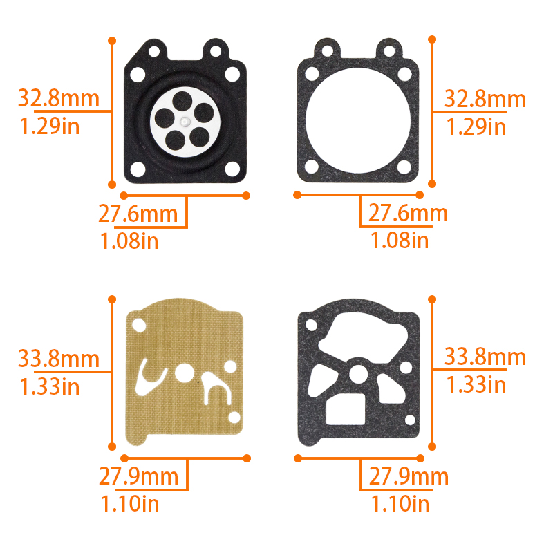 Chainsaw Carburetor Diaphragms - Gardening Tools Repair recensie en prijs