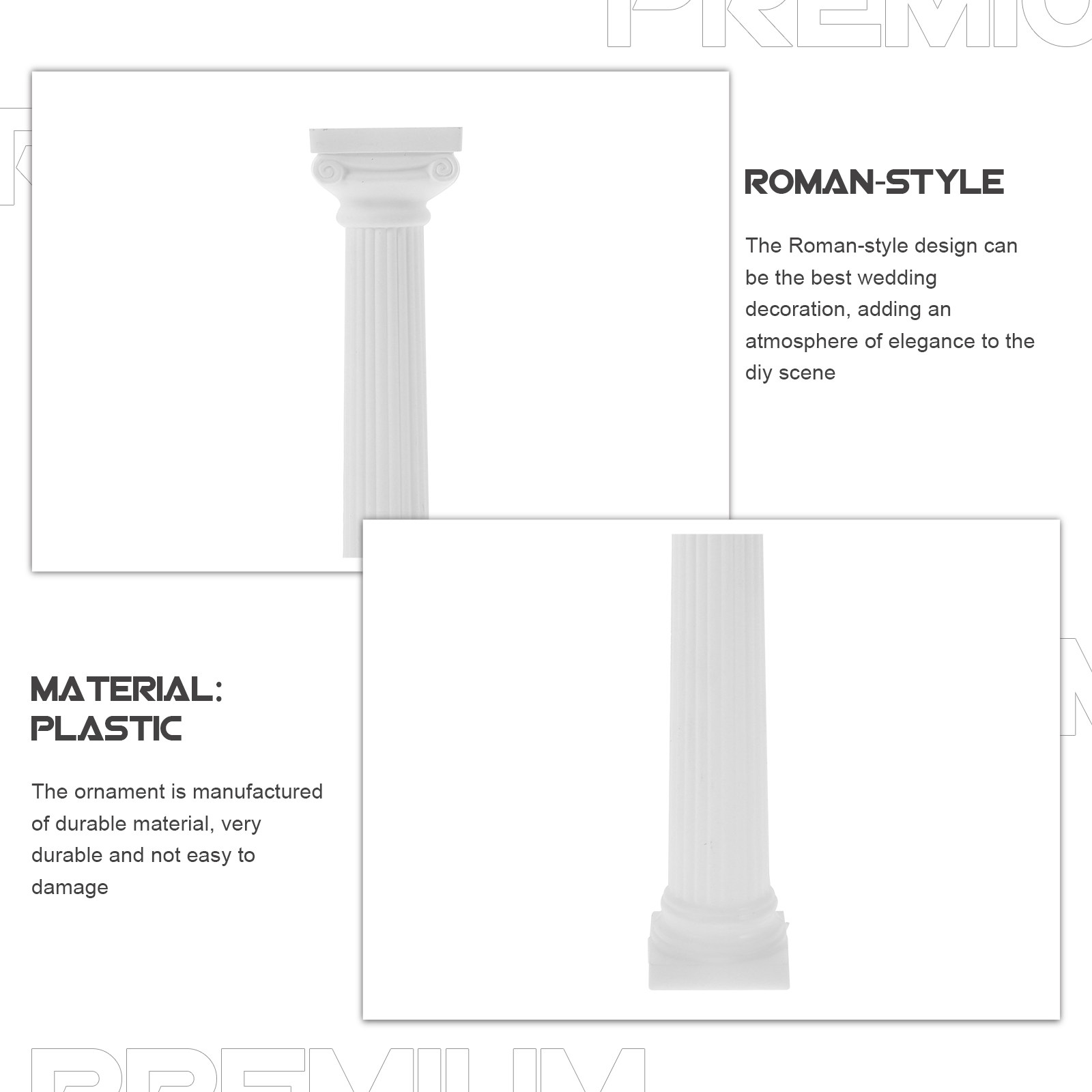 6Pcs Roman Pillar Mini Column  - Gardening Tools Photo recensie en prijs