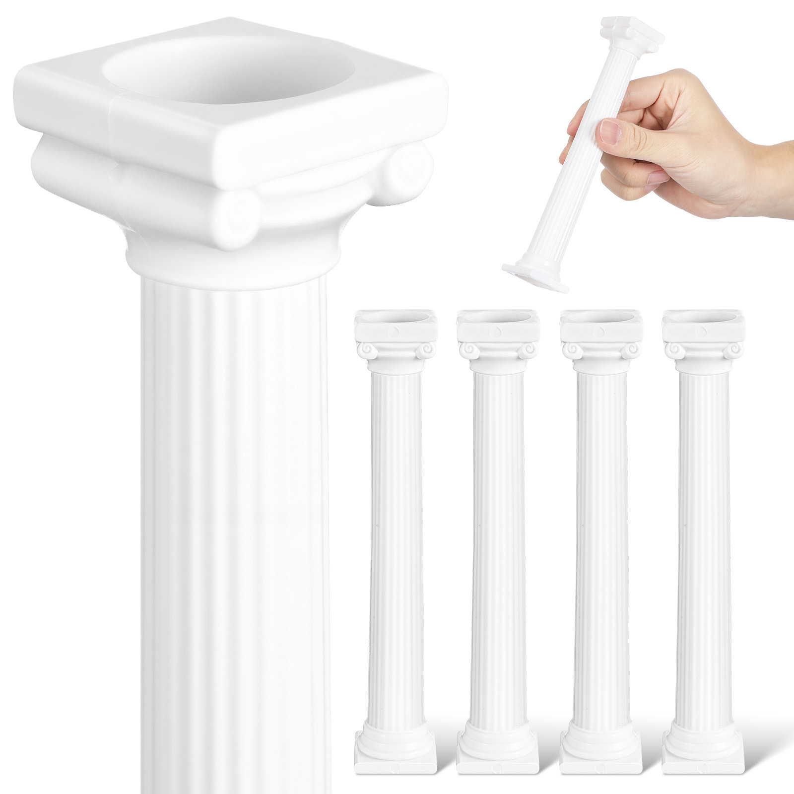6Pcs Roman Pillar Mini Column  - Gardening Tools Photo recensie en prijs