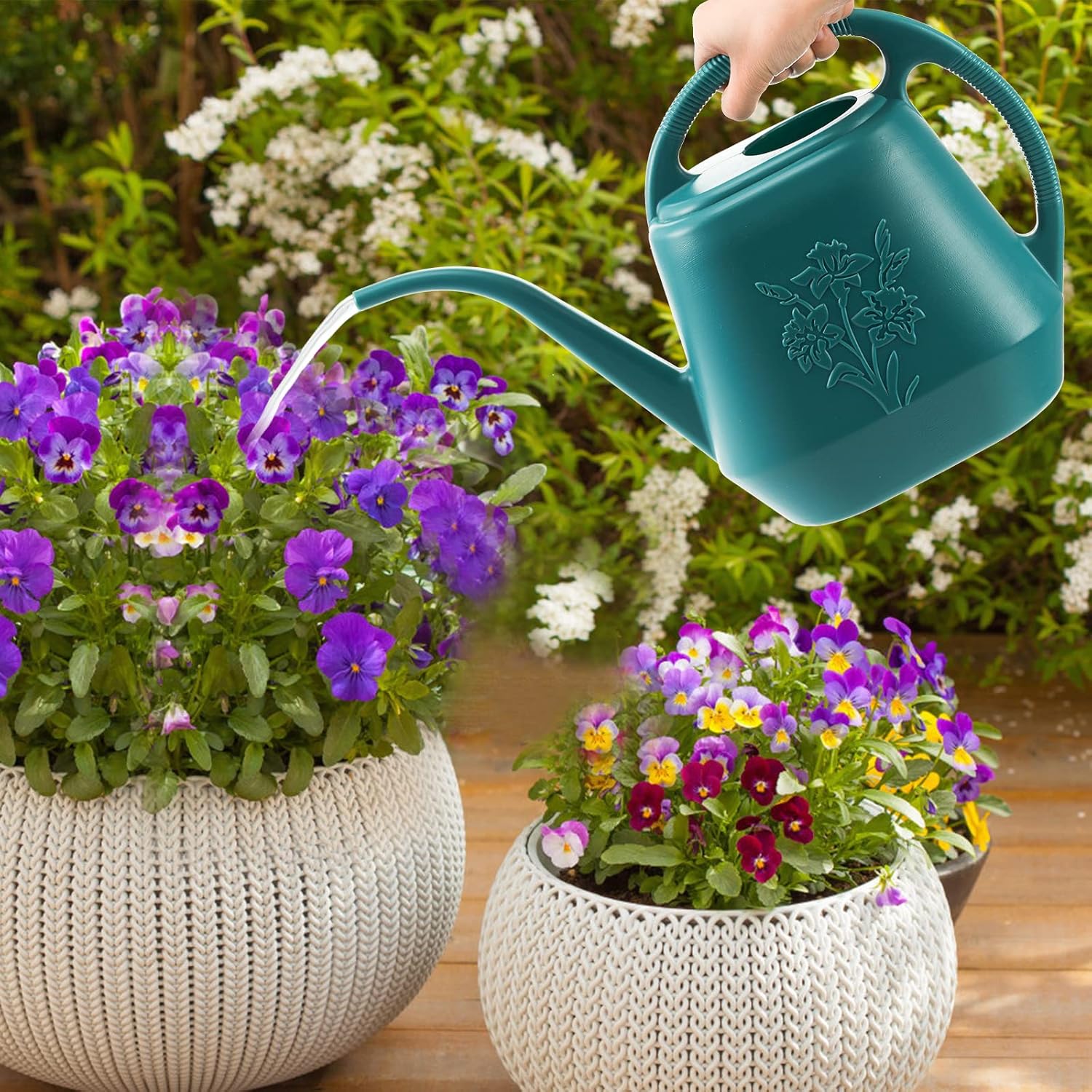 1-Gallon Plastic Watering Can  - Watering Can Long Spout recensie en prijs