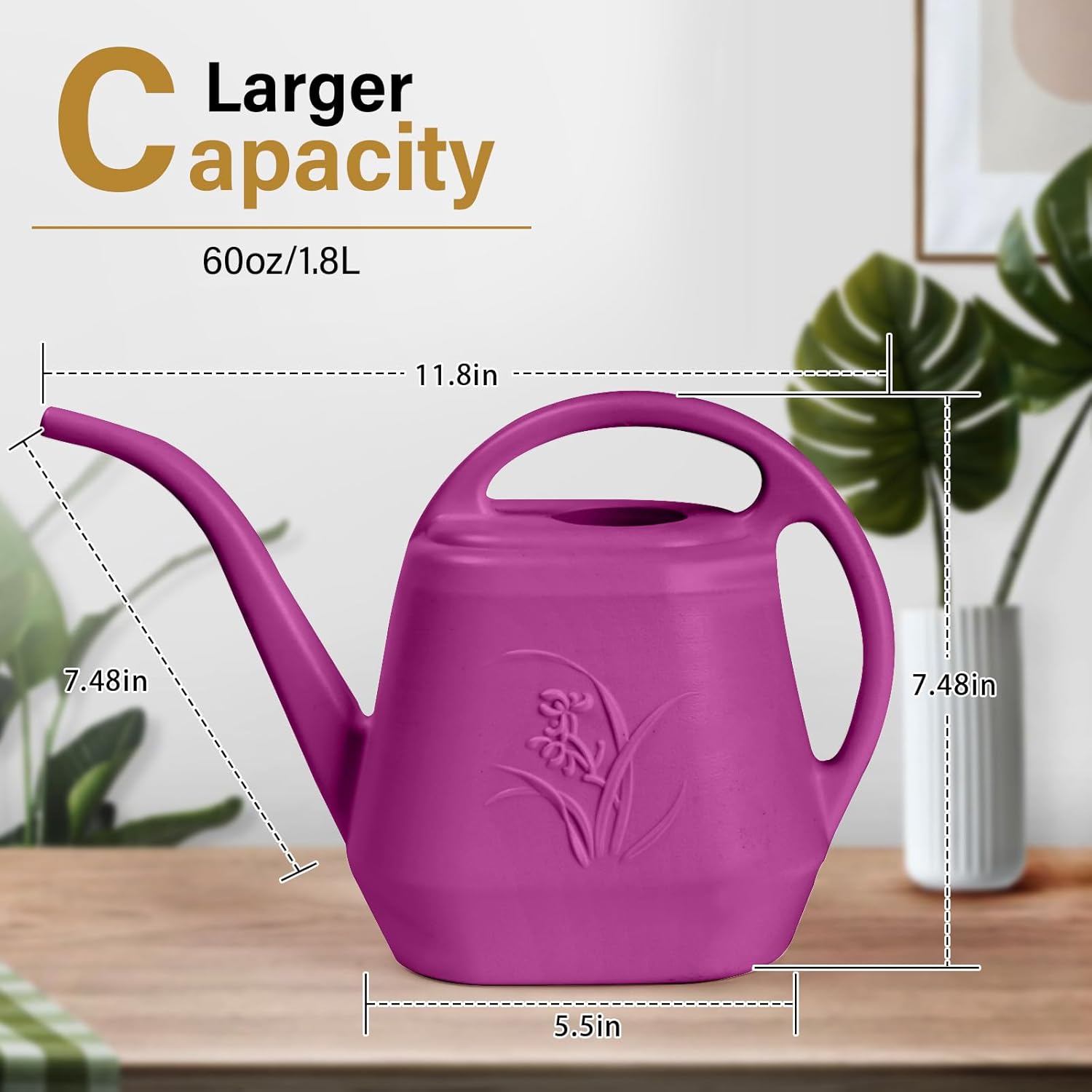1/2 Gallon Watering Can with L - Watering Can Long Spout recensie en prijs