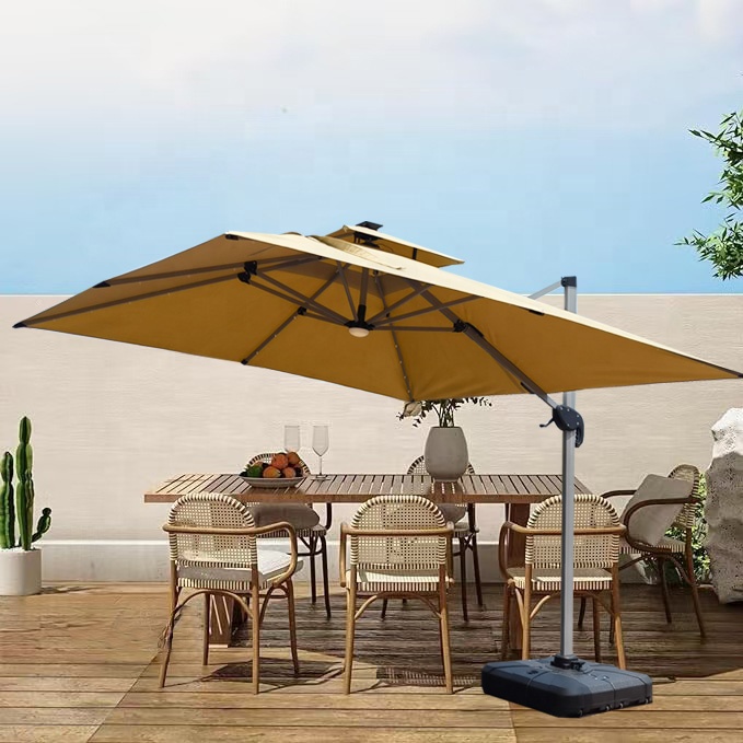 L  Big Size Cantilever Parasol - Gardening Tools Logo recensie en prijs